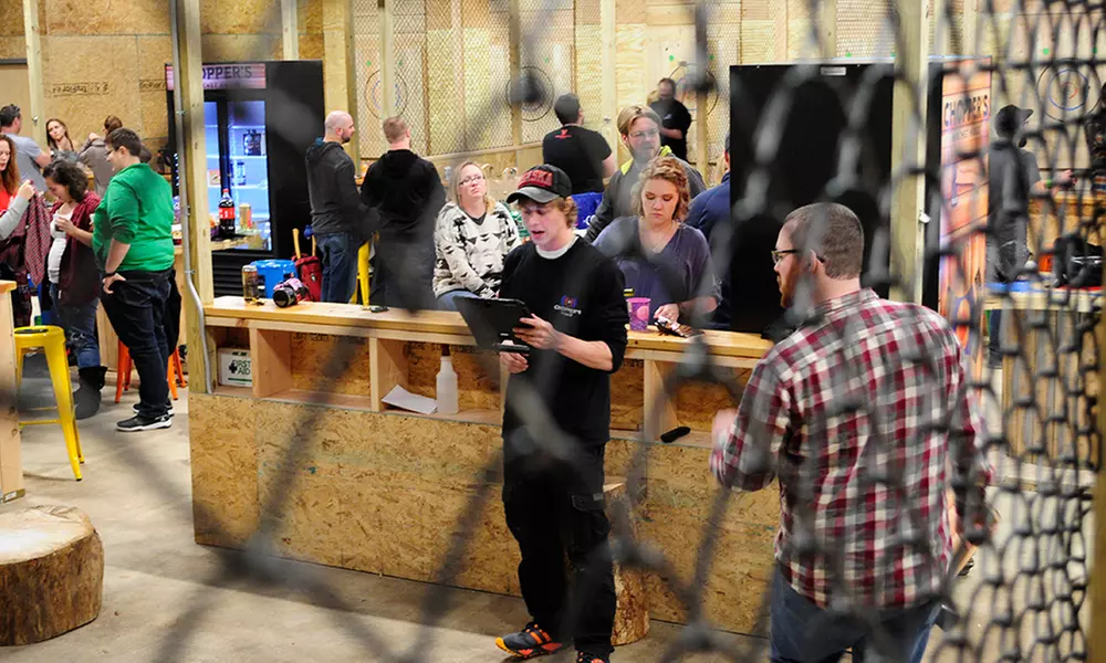 Grab Your Friends for a Private Fun Axe-Throwing Session
