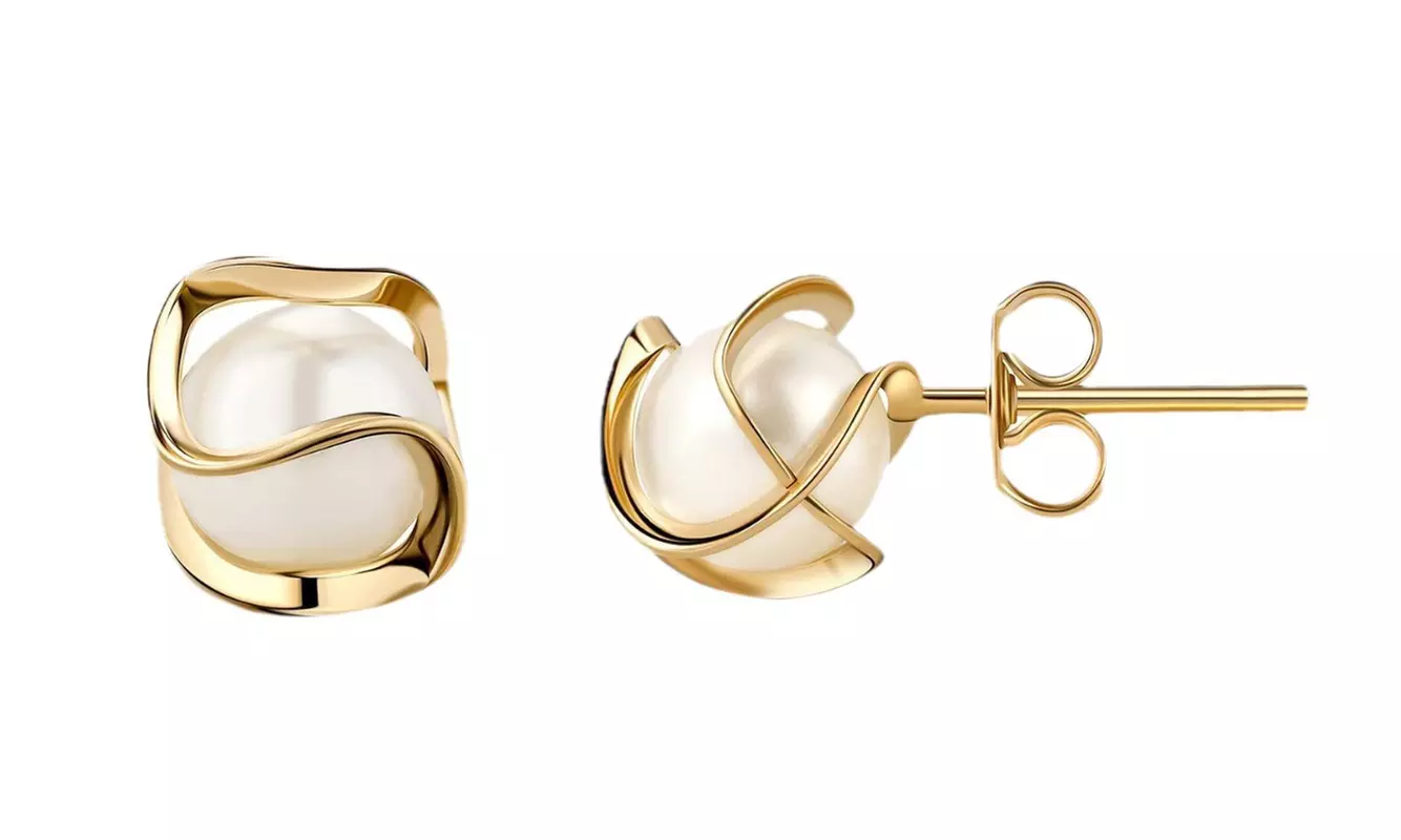 Paire de boucles d'oreilles "Cage"