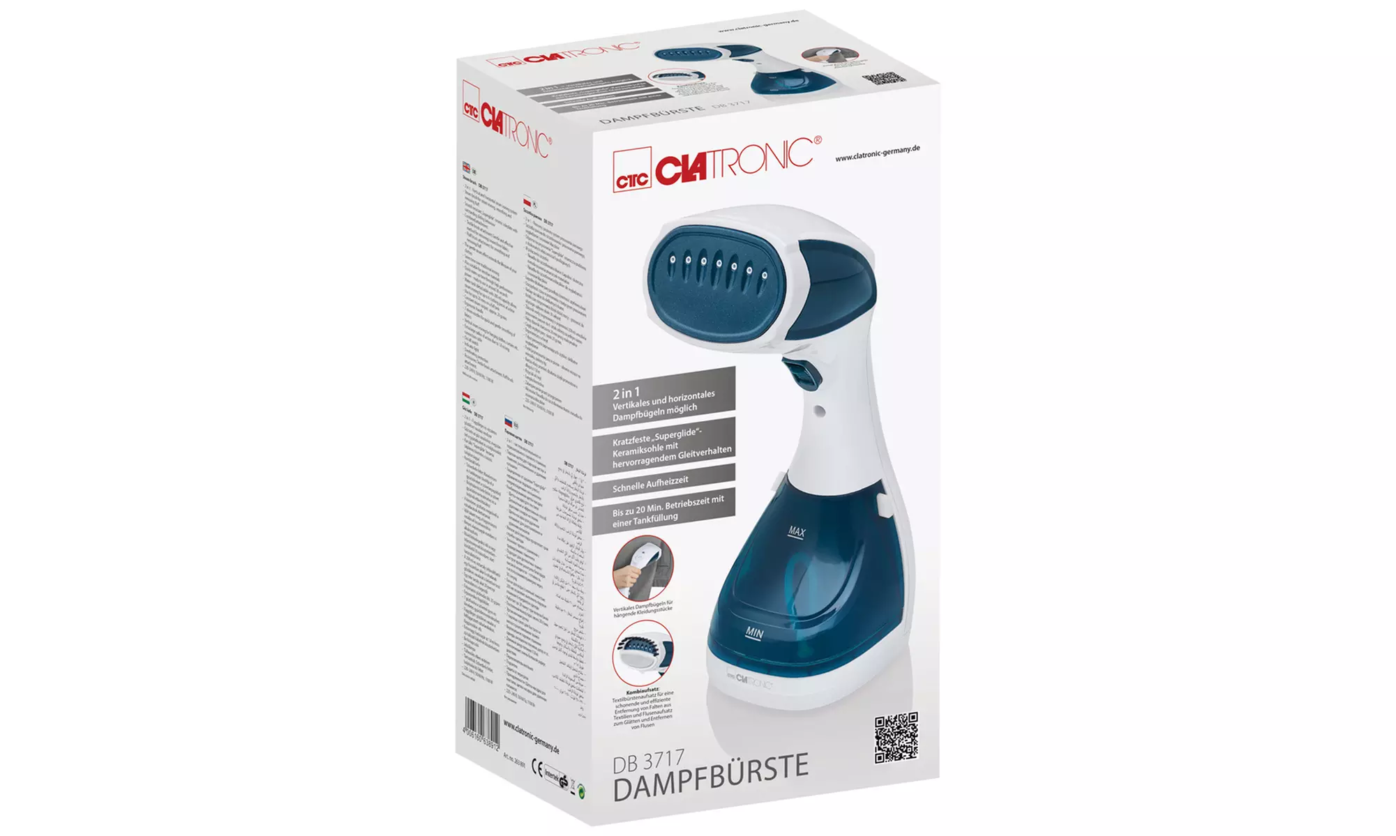 Défroisseur vapeur Clatronic - Second Medium