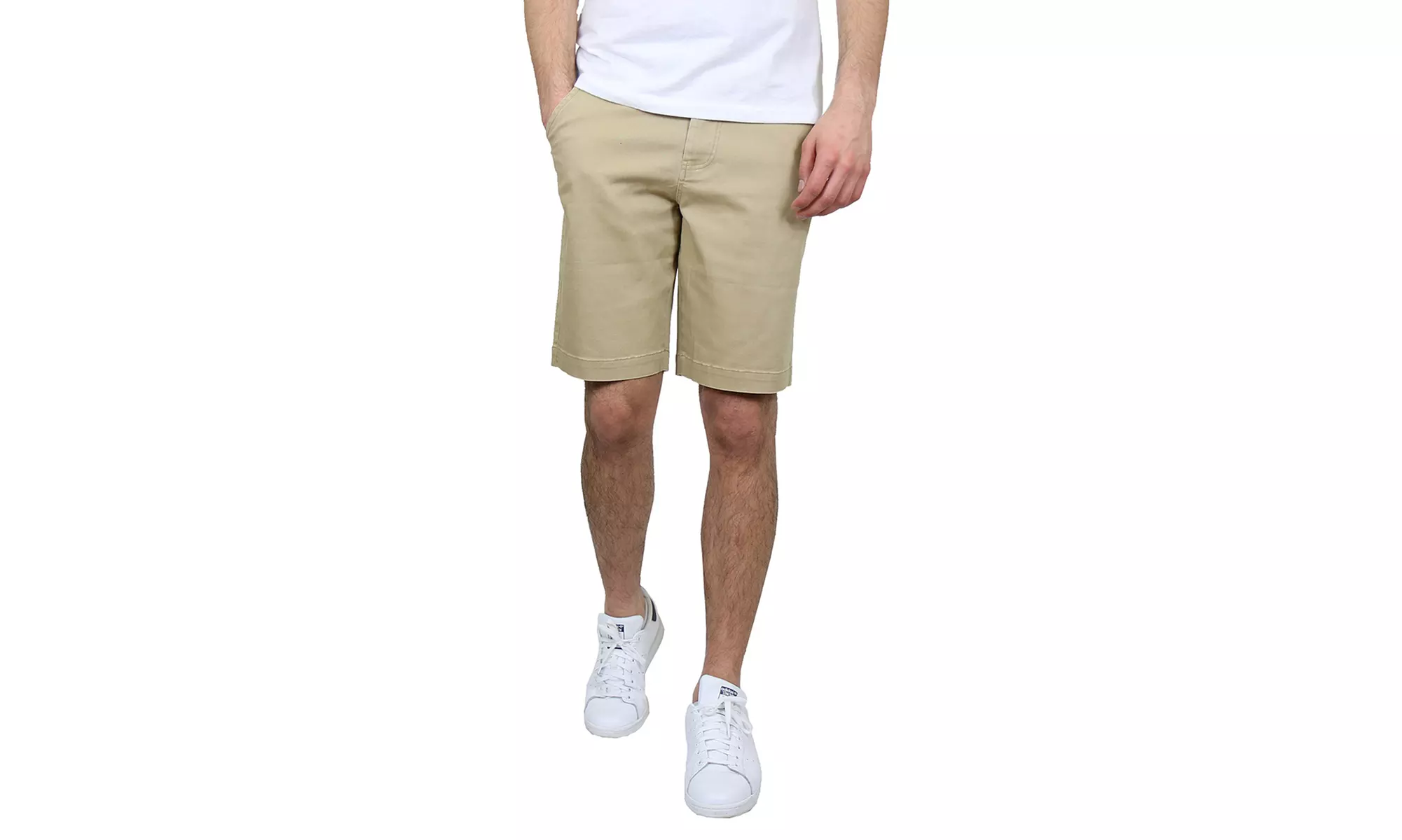 Men's Cotton Stretch Slim Fit Chino Shorts (Sizes, 28-44)
