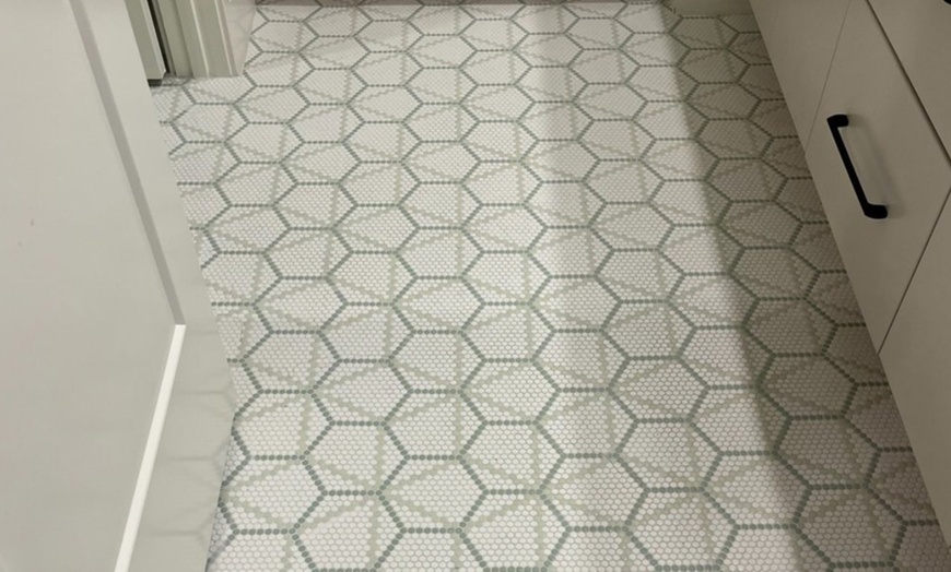 Image 2: Hand-Cleaned Tile & Grout Deep Cleaning – Up to 100, 200 or 400 Sq Ft