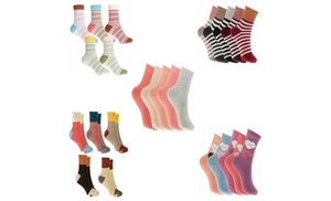 One, Two or Three Women's Thick Woolly Socks