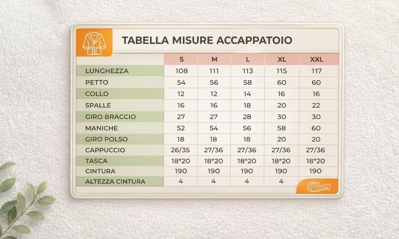 Accappatoio unisex con cappuccio in spugna Sophie