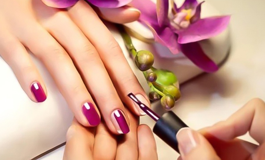 Image 6: Biab or Shellac Medi-Pedi for Strong, Beautiful Nail at Villux Therapy