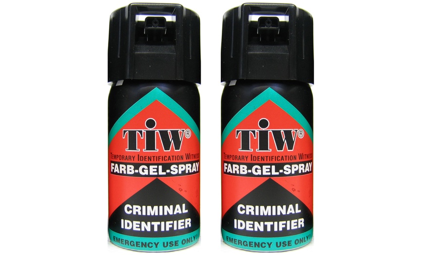 Image 2: Up to Three Red Farb Gel Self Defence Sprays