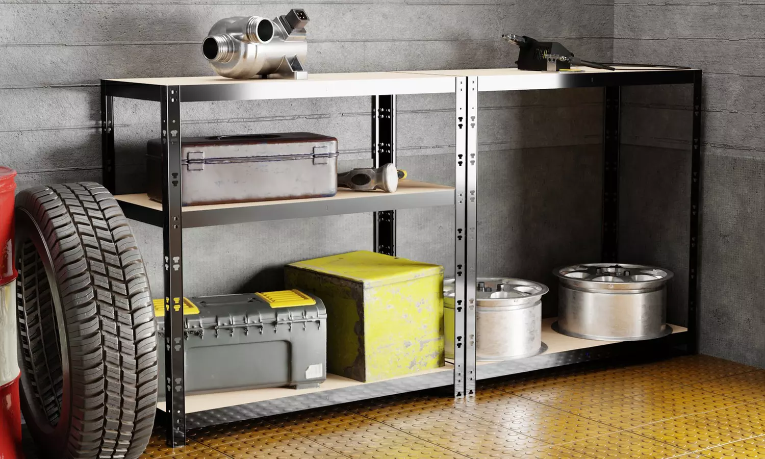 Étagère de rangement Eurospen, dimensions et coloris au choix