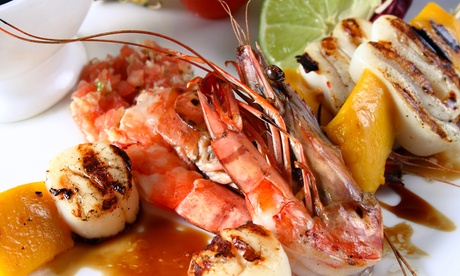 Menu da 4 portate con pescato del giorno per 2 o 4 persone al ristorante Villa Mimosa (sconto fino a 64%)