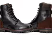 Harrison Men's Tough Buckled Combat Boots - Second Medium