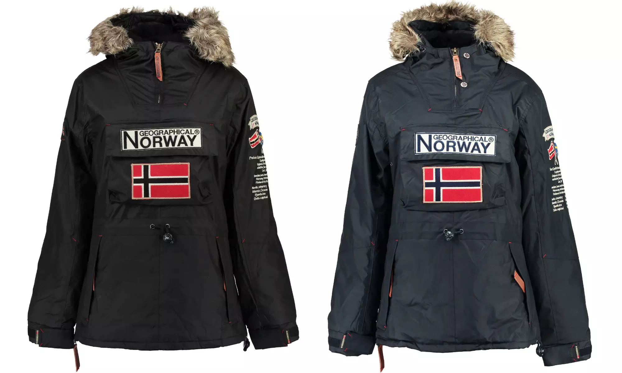 Parka femme Geographical Norway Building avec capuche fausse fourrure - Primary Image