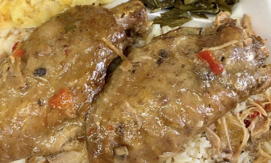 Image 4: Indulge in a Flavorful Turkey Wing Special or Food and Drink