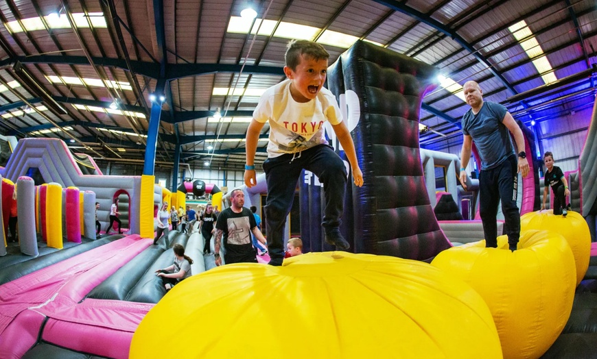 Image 1: 90 or 120 Min of Peak/Off-Peak for 1or2 at Jump Inc Rotherham