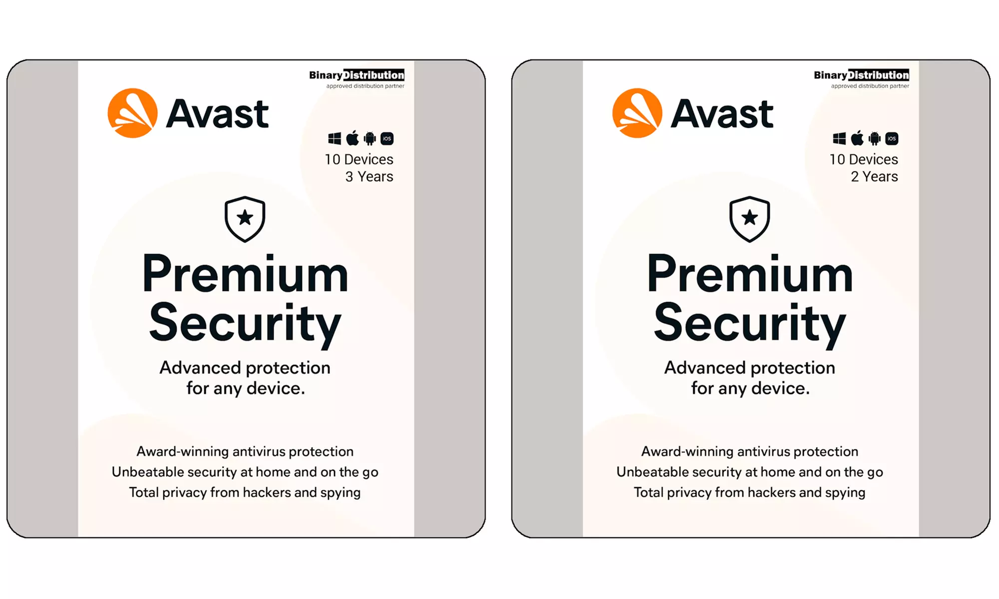 Avast Premium Security 2025 voor 10 apparaten gedurende 2 of 3 jaar - Primary Image