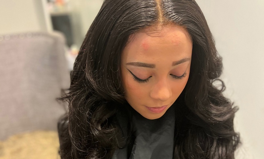 Image 3: Enhance your look with a Traditional Sew-In, or Tape-In Extensions 