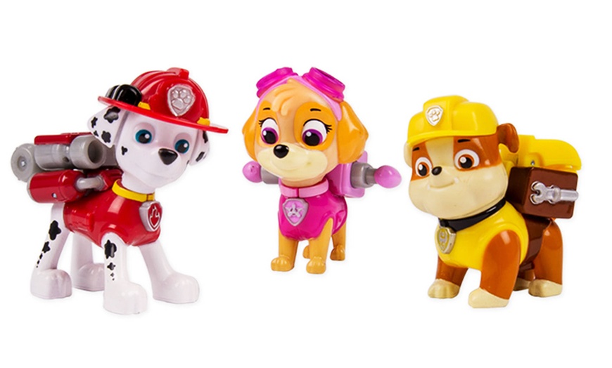 Paw Patrol Rescue Racers or Action Figures (3-Packs) | Groupon