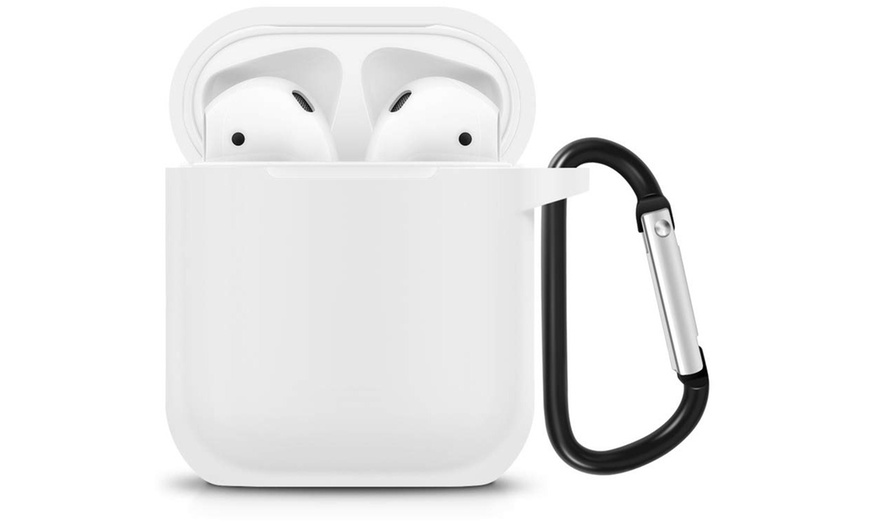 Image 24: AirPods Silicone Case Cover Protective Skin for Apple Airpod Charging Case
