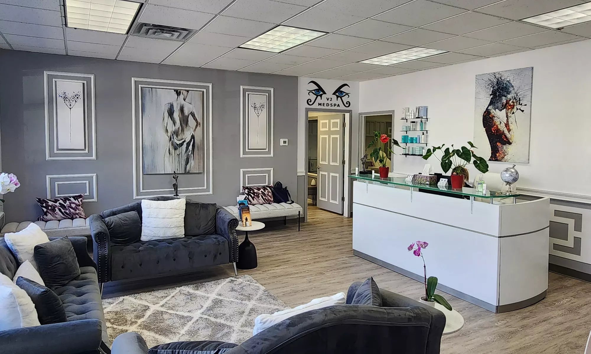 Revitalize your Glow at V2 Medspa! 1, 2, or 3 RF Microneedling Morpheus8 Sessions - Face Only (Up to 50% Off) - Second Medium