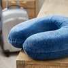 Image 2: PIKOLIN - Almohada de viaje viscoelástica, transpirable y suave con funda lavable