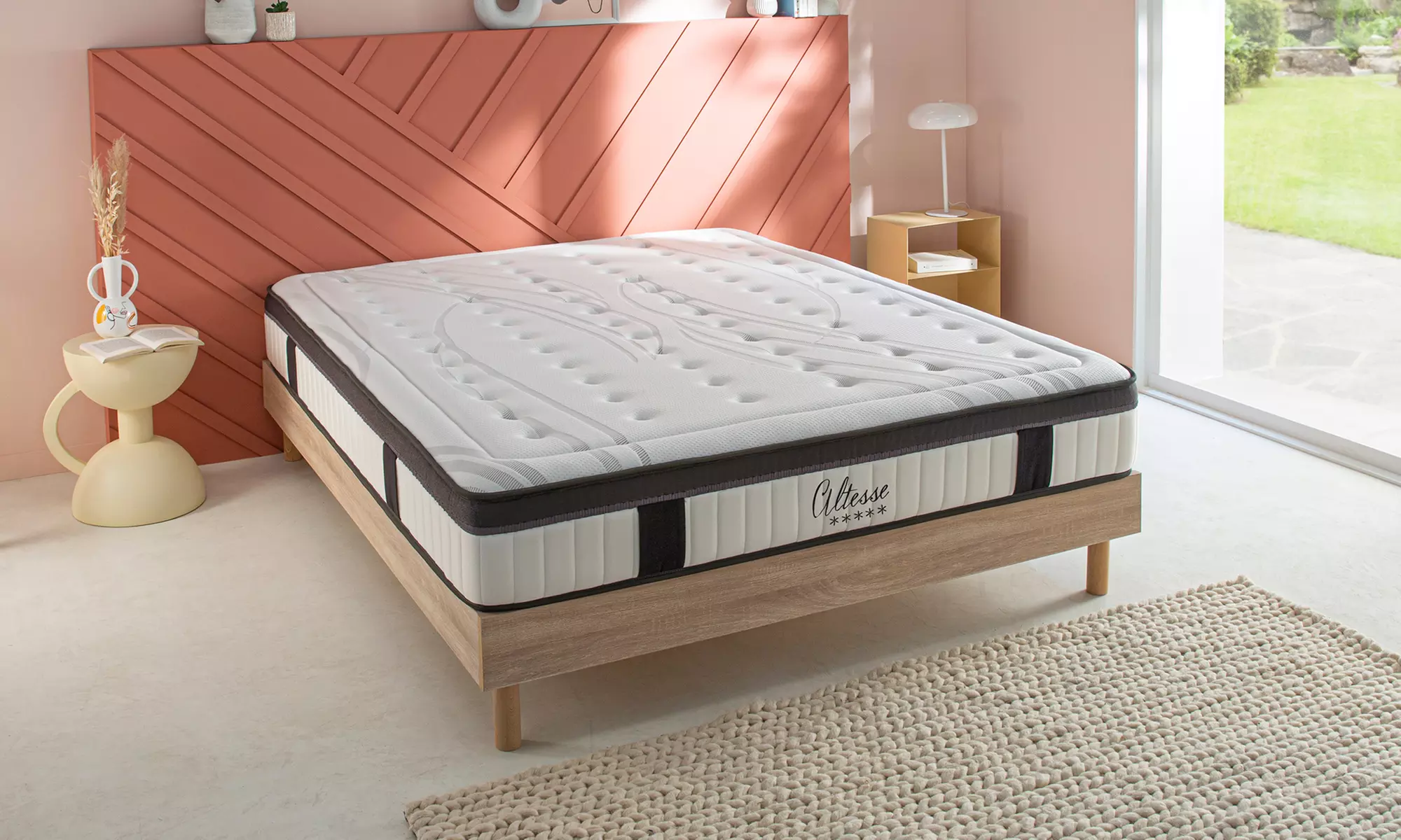 Matelas ''Altesse'' à mémoire de forme et mousse HyperSoft, 27 cm, maintien du corps optimisé de Maison Aubertin - Primary Image