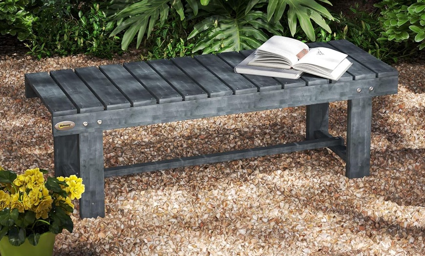 Image 14: Outsunny Outdoor Bench, Picnic, Wooden or Aluminium