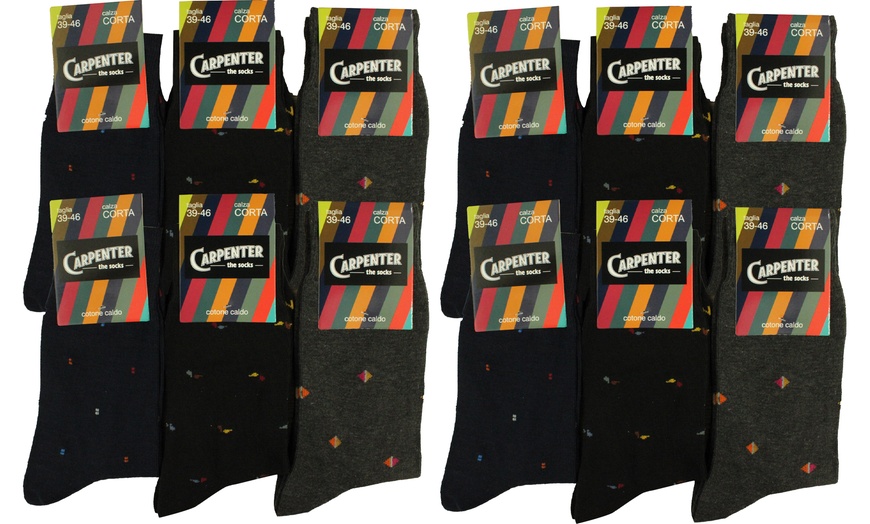 Image 25: Carpenter 6er- oder 12-Pack kurze oder lange Herren-Socken