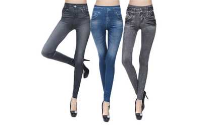 Push-Up Slimming-Effect Jeggings