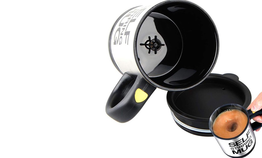 Image 5: Tasse à café auto-mélangeuse intelligente en acier inoxydable