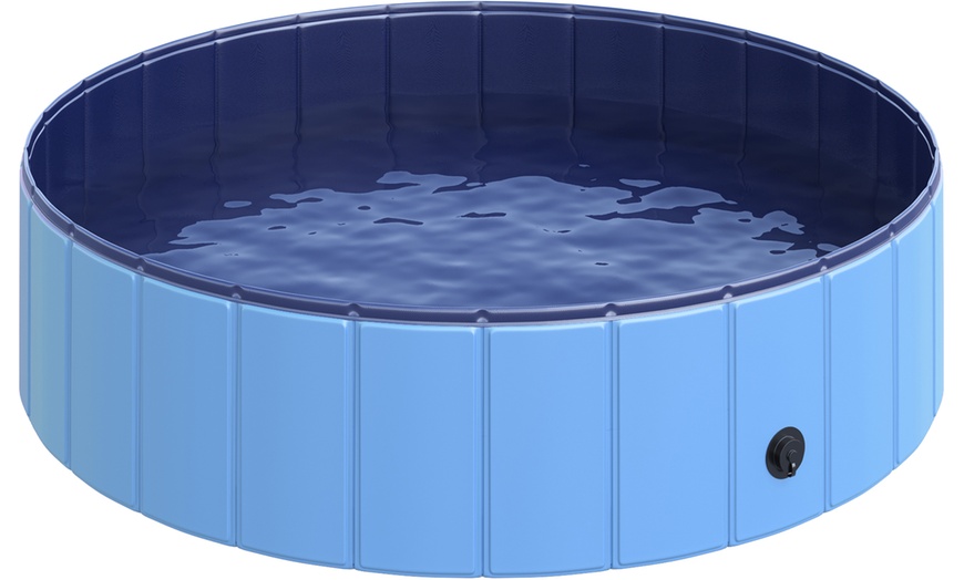 Image 12: PawHut Round Pet Paddling Pool in Various Sizes
