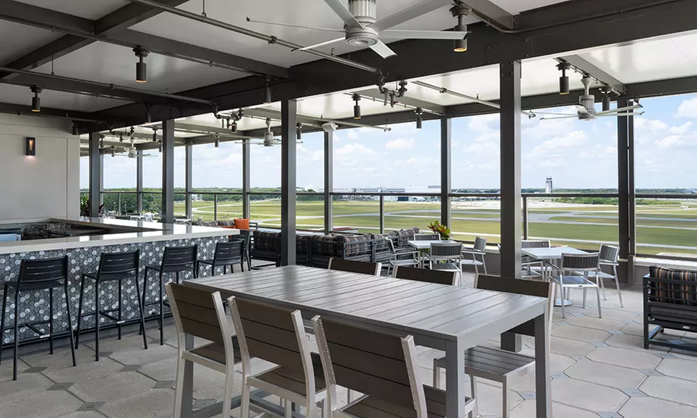 Dining with Runway Views: $50, $75, or $100 Towards Food & Drinks 