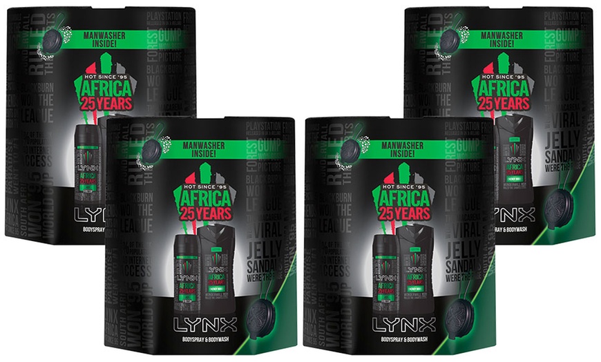 Image 9: Lynx Africa Men's Gift Set