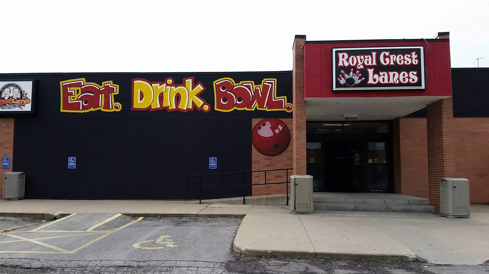 Weekend cosmic bowling and spacious event room with bar