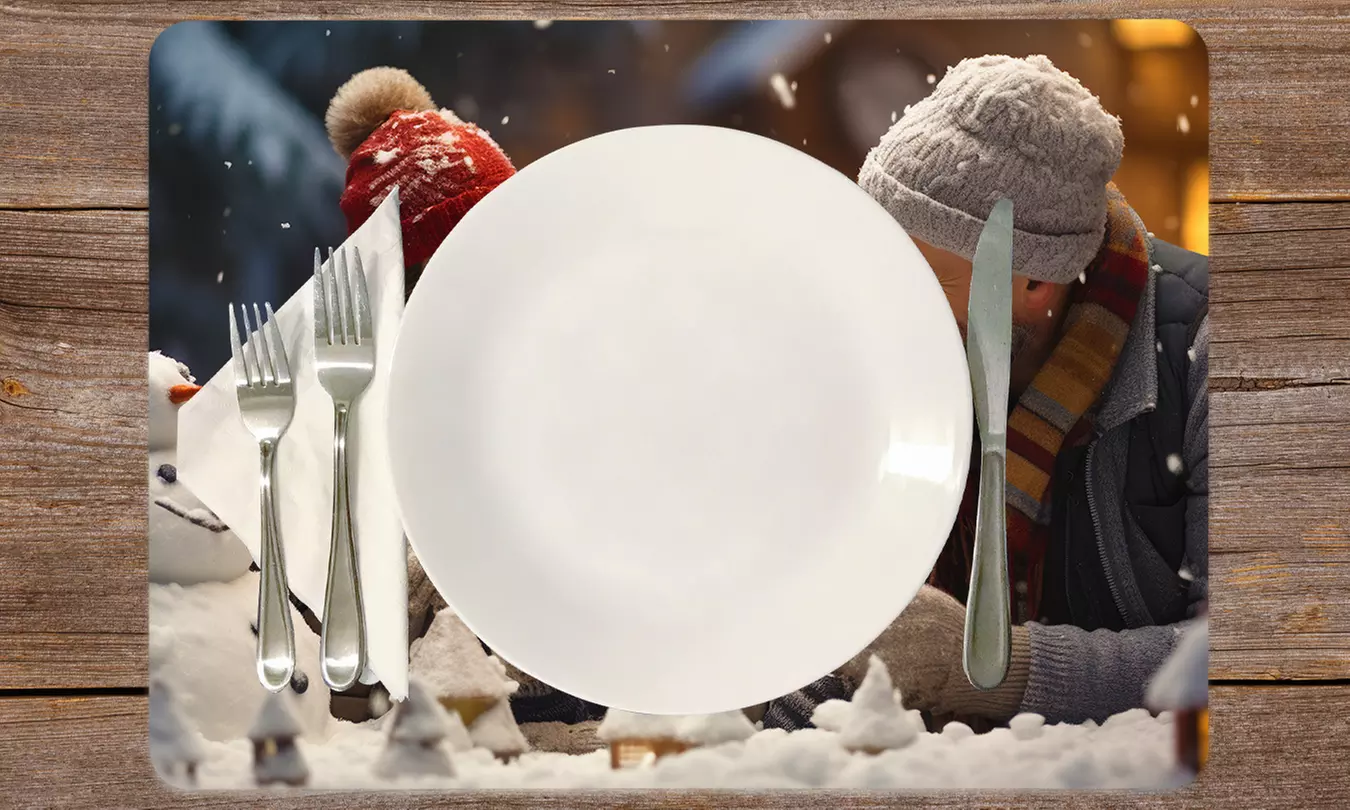 Gepersonaliseerde placemat van vinyl met je foto