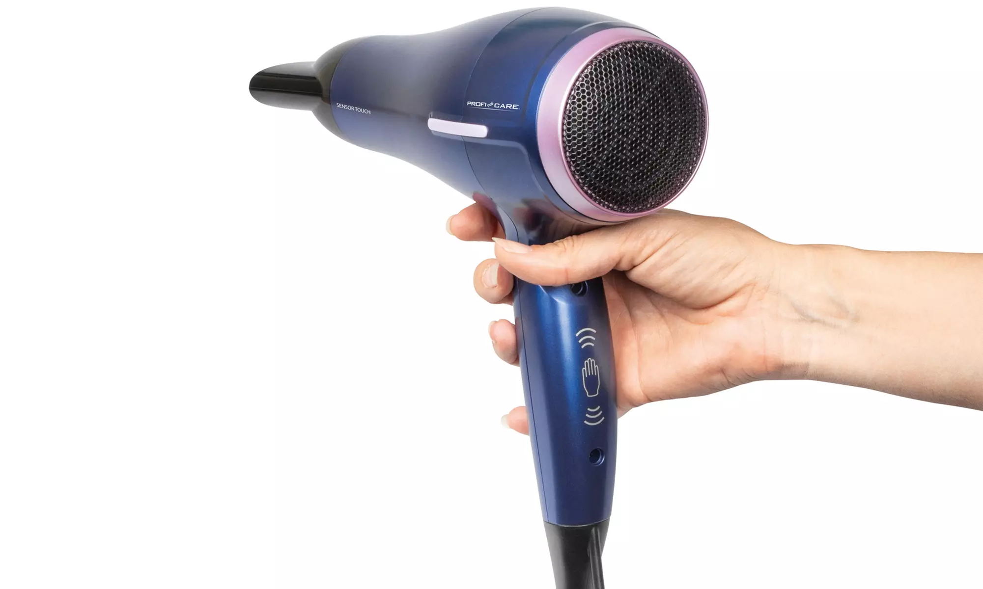 Asciugacapelli professionale con tecnologia Ion Touch Sensor da