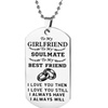 Image 3: Couple Dog Tag Necklace