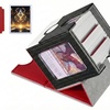 Image 1: PU Leather Trading Card Deck Box with Dividers