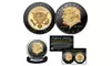 Donald Trump 2024 SAVE AMERICA Black Ruthenium & 24K Gold 1 oz 39mm Tribute Coin