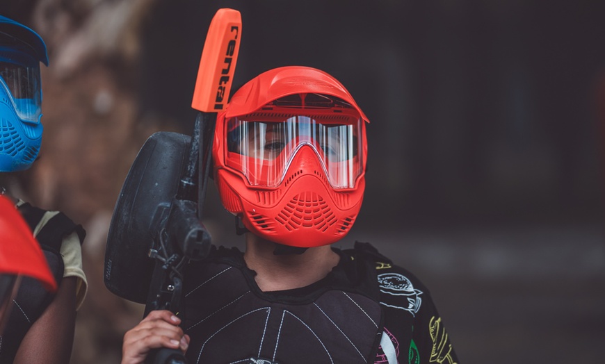 Image 6: Paintball Adventure & F1 Museum Experience for One, Two or Four People