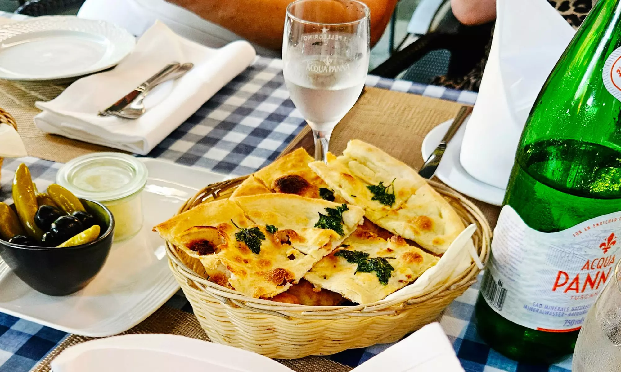 Italienisches 4-Gänge-Menü mit Fisch/Fleisch & Prosecco für 2-4 Pers.