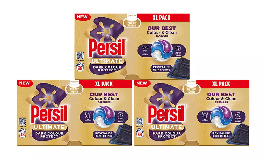 Three or Six Persil XL Ultimate Washing Capsules