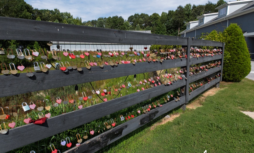 Image 1: Romantic Stay at Belamere Suites Hotel in Cumming, GA
