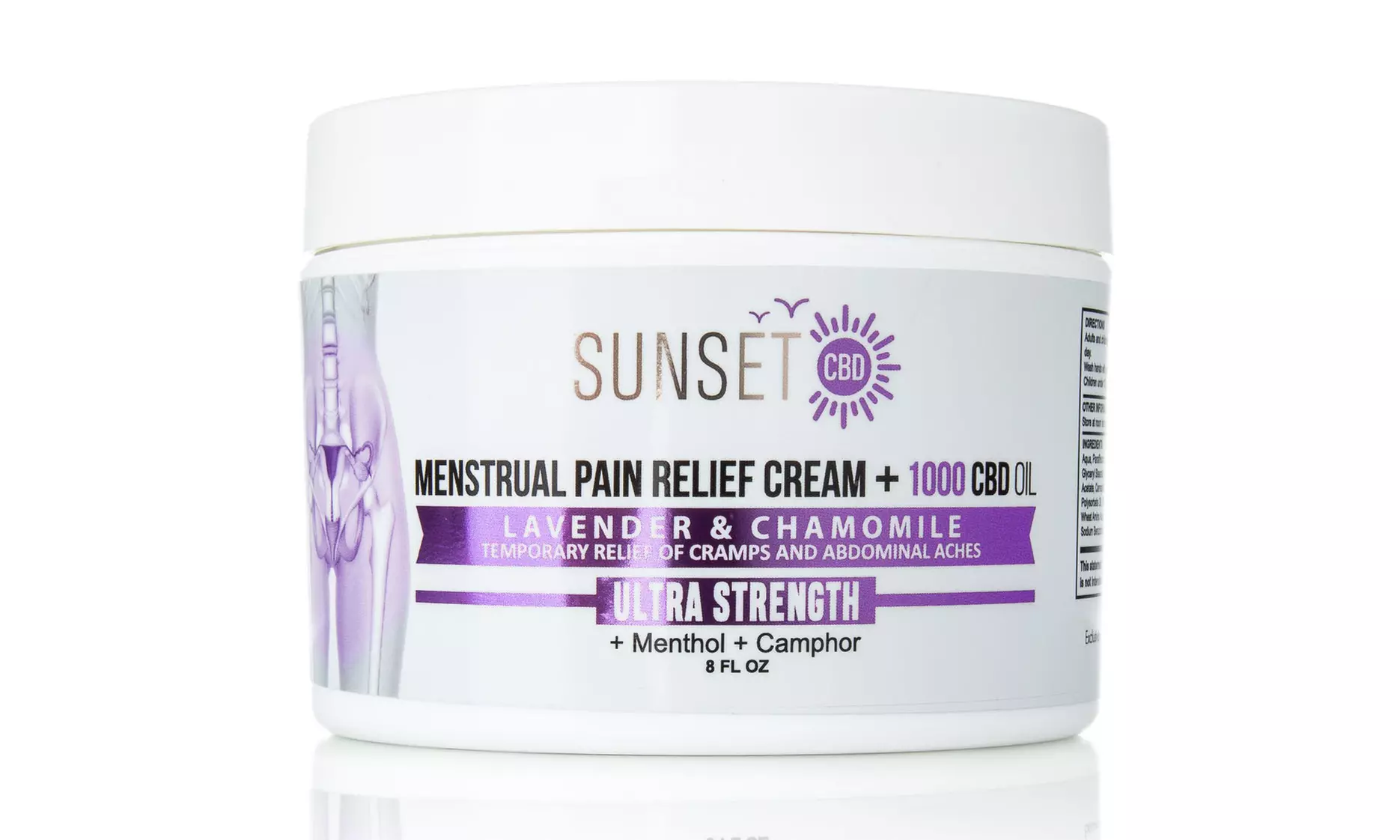 CBD & Lavender Infused Pain Relief Cream for Joints / Muscle Pain from Sunset