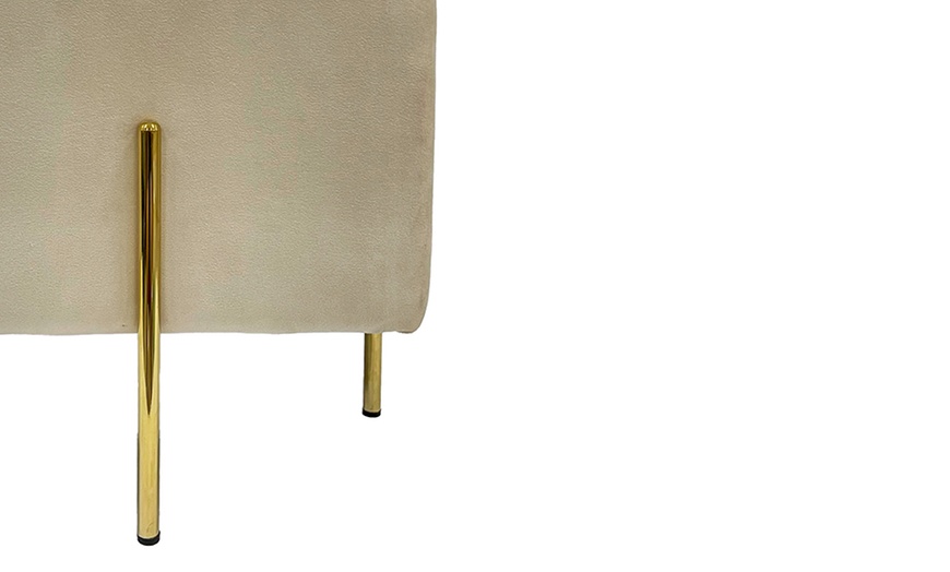 Image 4: Lapo puf contenedor de terciopelo 