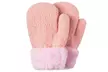 Winter Warm Fleece Lined Thick Thermal Mittens Gloves for Baby Kids - Second Medium