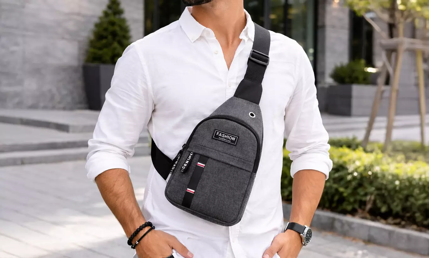 Minibandolera de viaje resistente al agua con correa ajustable