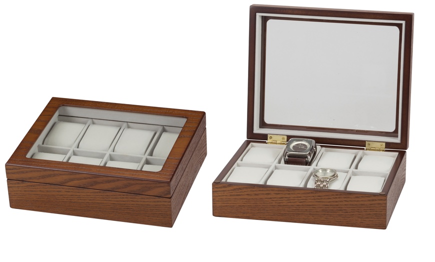 Image 7: Mele & Co Wooden Watch Box