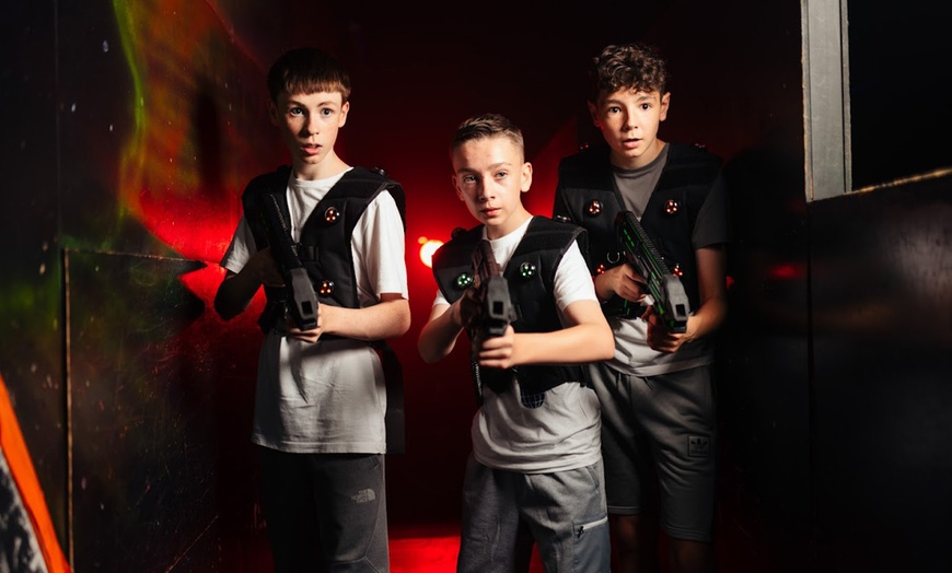 Image 10: Play Laser Tag in Groups: Three 15-Min Sessions Full of Fun
