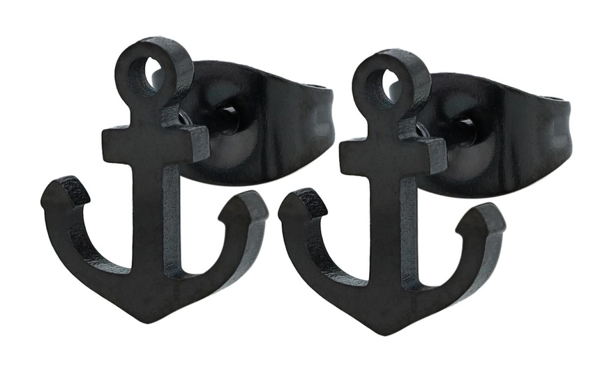 Image 54: Akzent Edelstahl-Ohrstecker für Damen