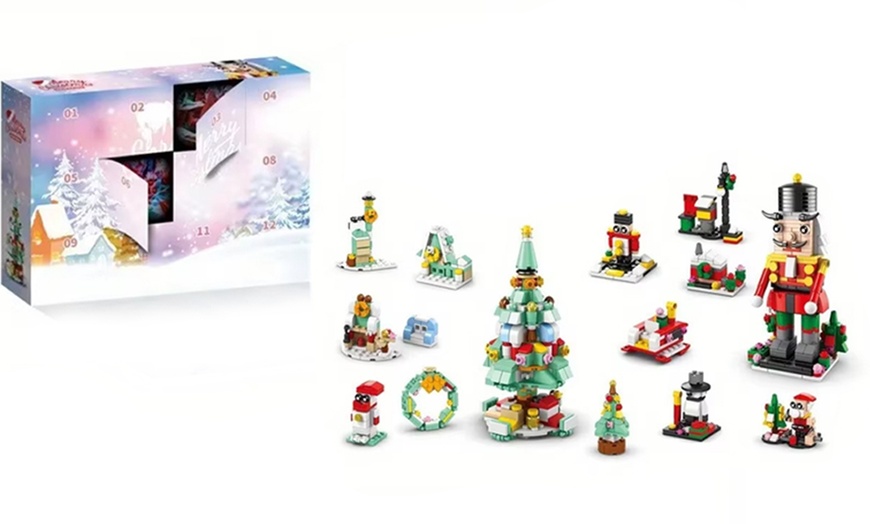 Image 1: Baustein-Adventskalender mit 12 Türchen