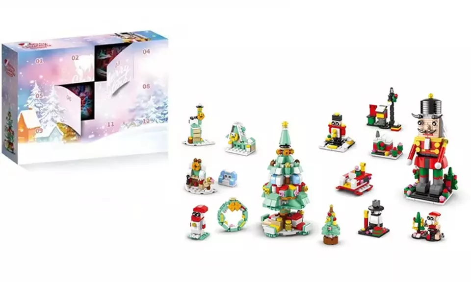 Baustein-Adventskalender mit 12 Türchen - Primary Image