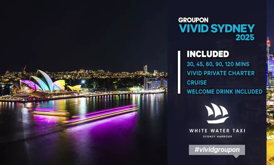 Image 1: Enjoy a 360º Vivid Private Charter for Up to 20 People
