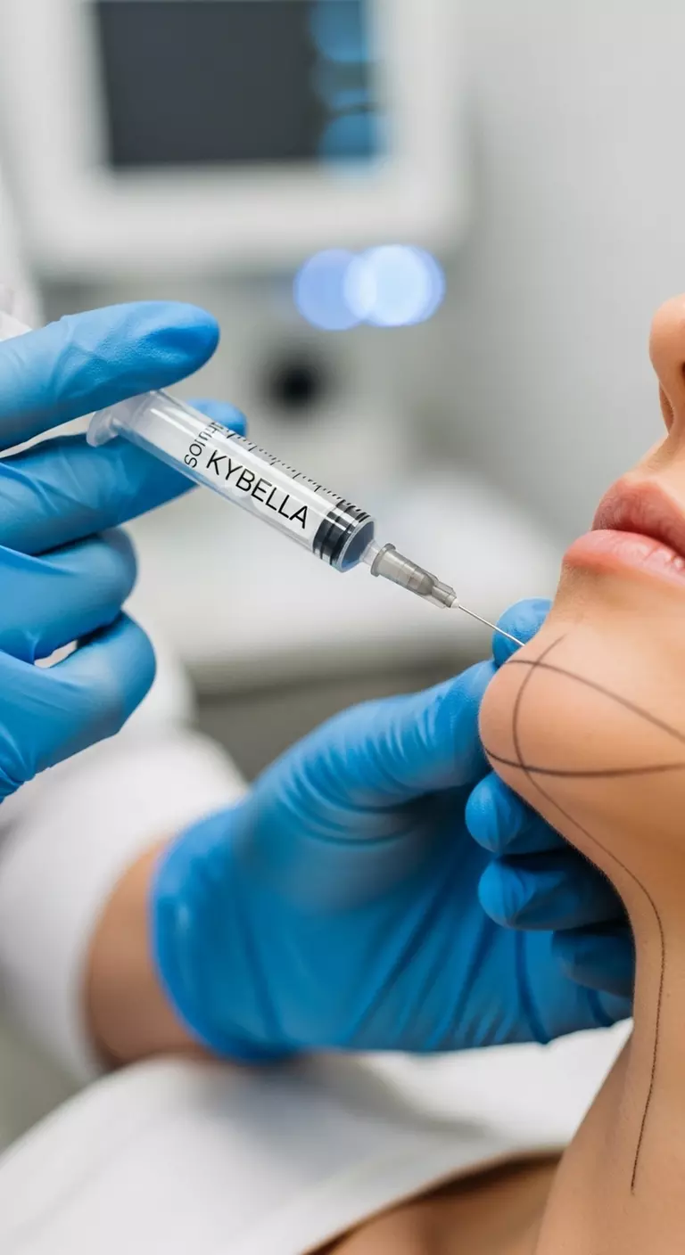 Sculpt Your Jawline with One or Two Full Vial of Kybella